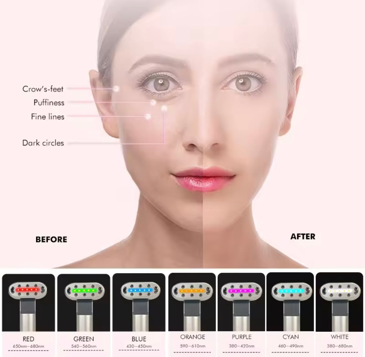 BEAUTY MINI PRO: Aparatología Lifting Facial Pro 4 en 1 – LED, Microcorriente y Vibración + Consulta Virtual