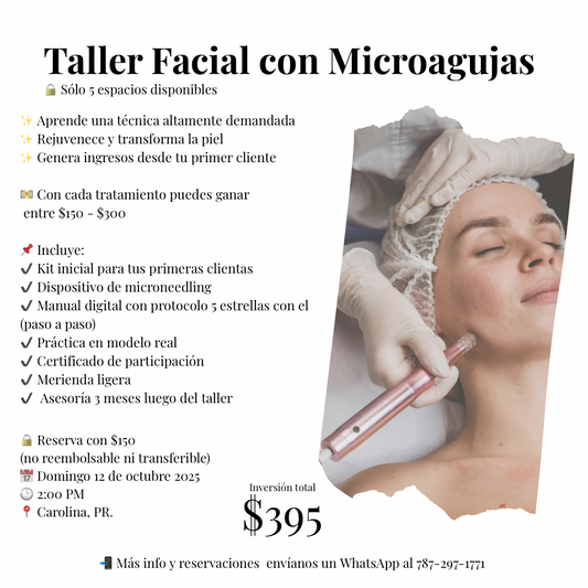 Depósito Taller de Microagujas (Microneedling Facial) ✨