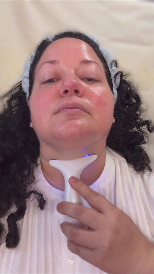 B. Máquina Micro Vibraciones y Luz Led para Cuello